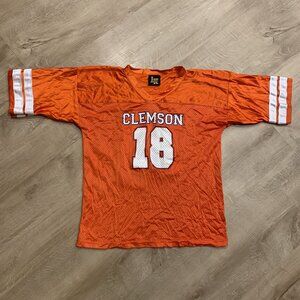Vintage LK Clemson University Tigers Football Jersey #18 Youth Boys Large L NCAA